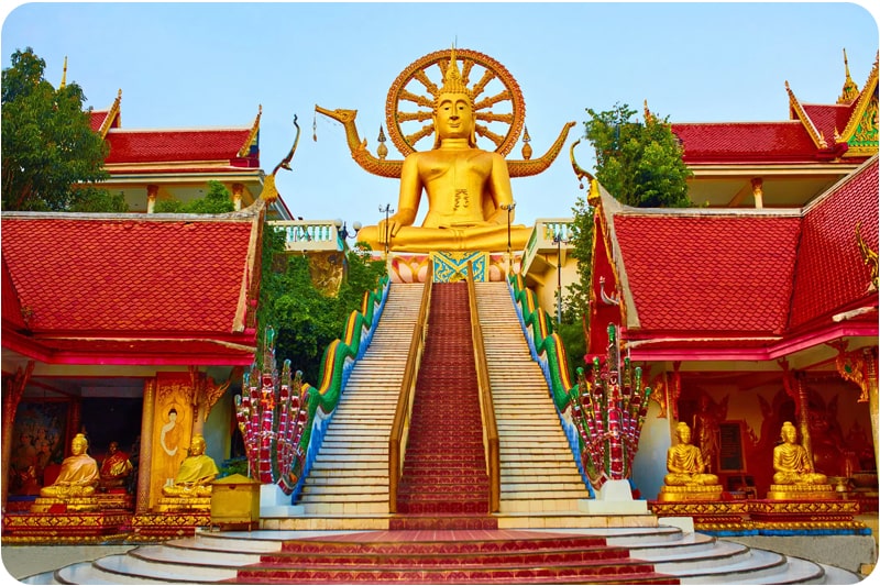 Visit the iconic Big Buddha statue at koh samui, a must-see landmark in Thailand.