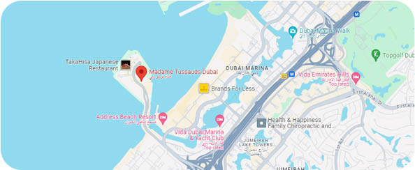 Madame Tussauds Dubai Location on google map