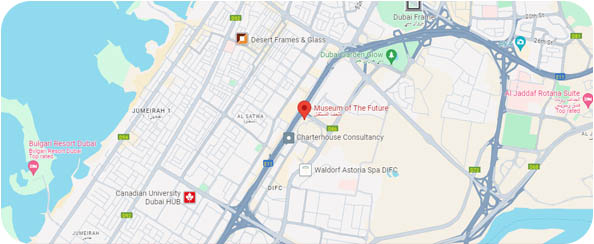 Museum of the future dubai location on google map