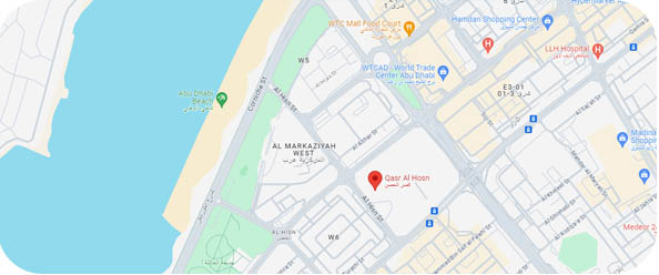 Qasr al hosan abu dhabi location on google map